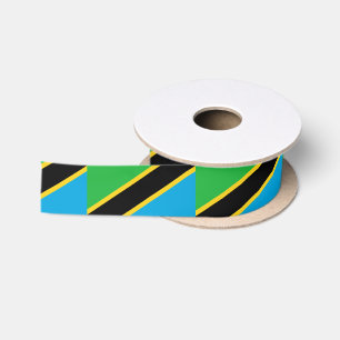 Tansanisches Flaggenband Satinband