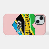 Tansanisches Mädchen iPhone 15 Hülle (Rückseite (Horizontal))