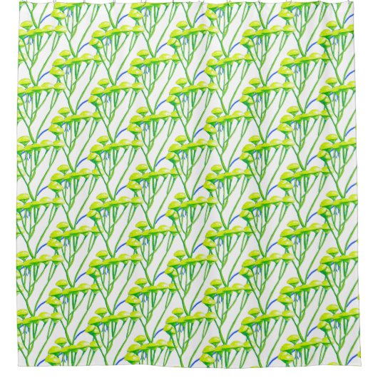 Tansy auf einem Duschvorhang (Vorderseite)