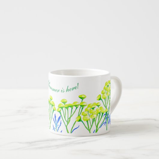 Tansy auf einer Espresso-Tasse Espressotasse (Vorderseite Rechts)