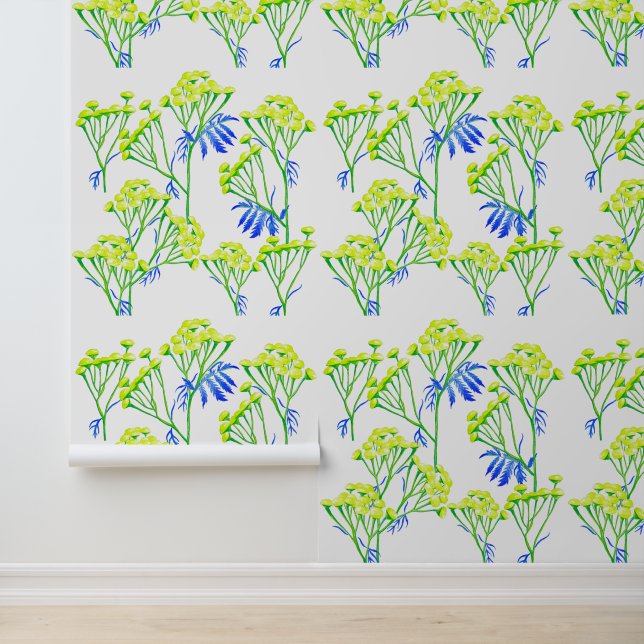 Tansy auf einer tapete (Anwendung)