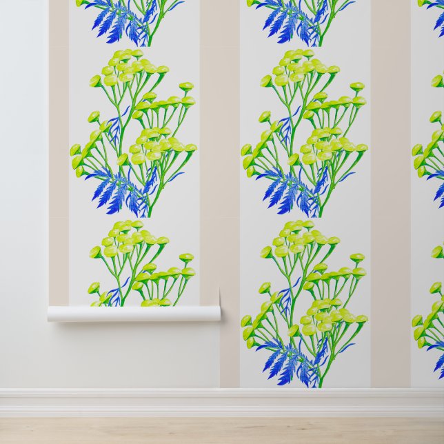 Tansy auf einer tapete (Anwendung)