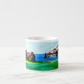 Tantallon Castle and Bass Rock, Schottland Espressotasse (Vorderseite)