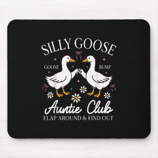 Tantante Albern Gänsefeier Muttertag Albern Gänseh Mousepad (Vorne)