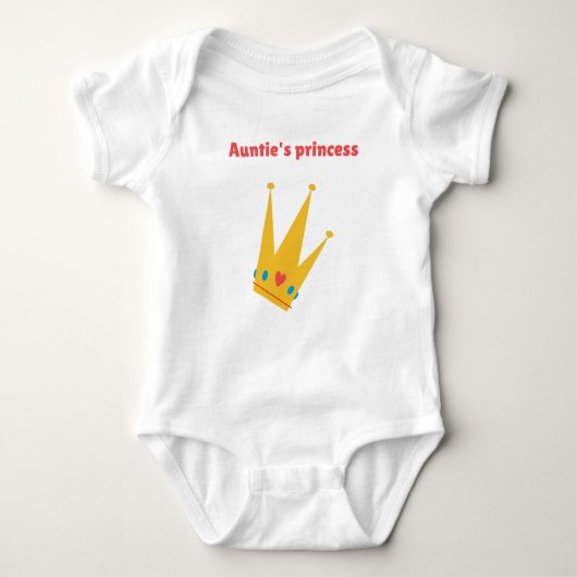 Tantas Prinzessin Baby Strampler (Vorderseite)