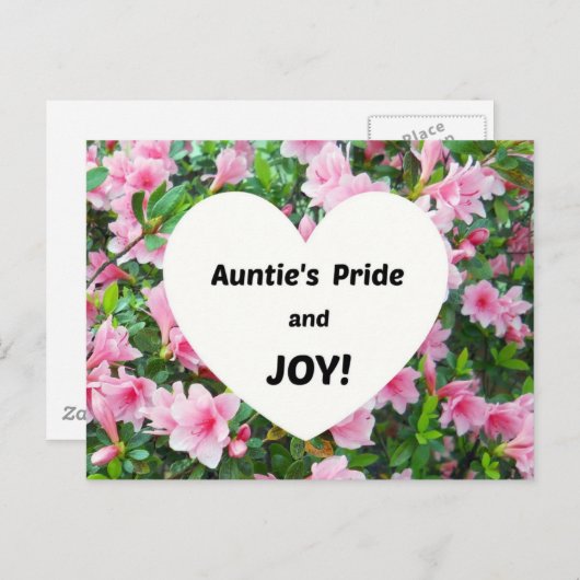 Tantas Stolz und Freude! Postkarte (Vorne/Hinten)