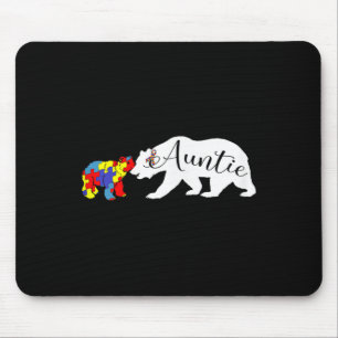 Tantchen Bären Autismus Aufklärung Monat Tante Fra Mousepad