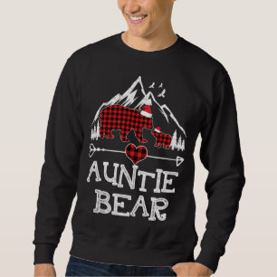 Tantchen Bear Christmas Pajama Red Kariert Buffalo Sweatshirt