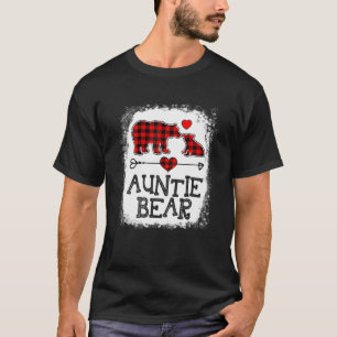 Tantchen Bear Christmas Pajama Red Kariert Buffalo T-Shirt