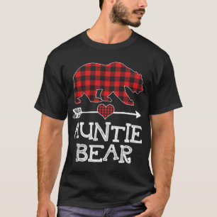 Tantchen Bear Christmas Pajama Red Kariert Buffalo T-Shirt