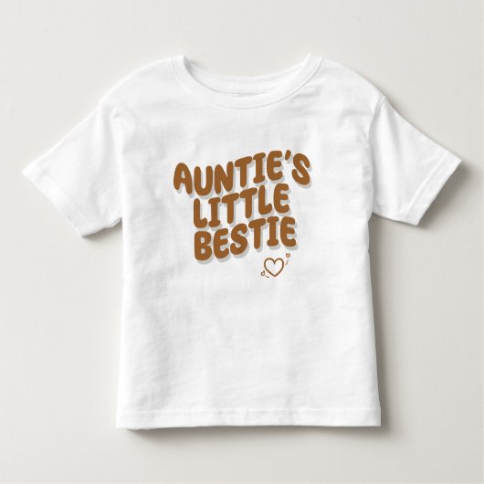 Tantchen-Kleine Bestie Kleinkind T-shirt (Vorderseite)