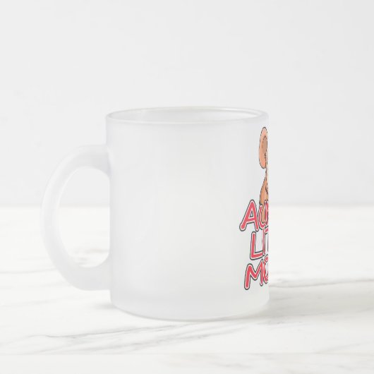 Tantchen und Geschenke Mattglastasse (Links)