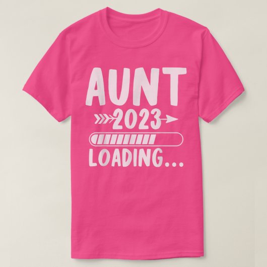 Tante 2023 Ladung bald zu Tante Schwangerschaft An T-Shirt (Design vorne)