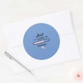 Tante 2024 Beladung Schwangerschaft Tante Geburt Runder Aufkleber (Umschlag)