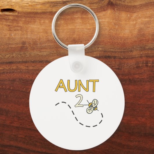 Tante 2 Biene Schlüsselanhänger (Vorderseite)