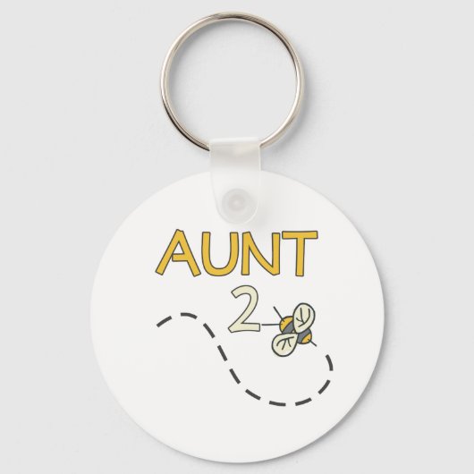 Tante 2 Biene Schlüsselanhänger (Vorderseite)