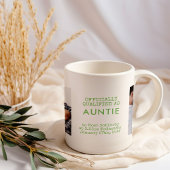 Tante 2 Custom Baby Fotos und Geburtsstunde Kaffeetasse