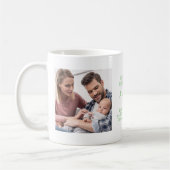 Tante 2 Custom Baby Fotos und Geburtsstunde Kaffeetasse (Links)