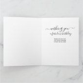 Tante 3 Foto Collage Personalisiert Geburtstag Karte (Innenseite)