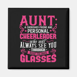 Tante a Cherished Friends and Personal Cheerleader Magnet