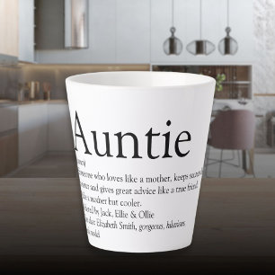 Tante aller Zeiten, Definition von Tante Milchtasse