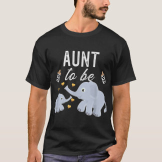 Tante als Elefant-Baby-Duschtante T-Shirt
