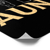 Tante Asl American Sign Language Interpreter Deaf  Poster (Ecke)