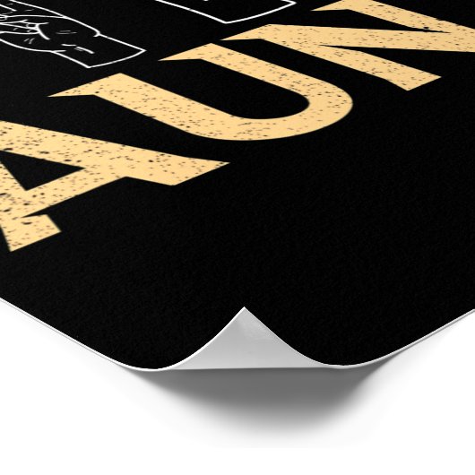 Tante Asl American Sign Language Interpreter Deaf  Poster (Ecke)