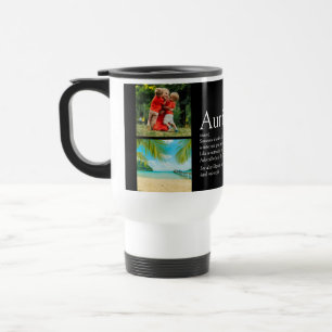 Tante Auntie Definition Foto-Collage Modern Reisebecher