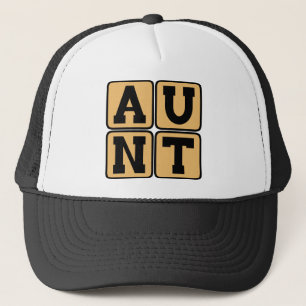 TANTE Aunty Auntie Wort Lustig Familienzusammenkun Truckerkappe
