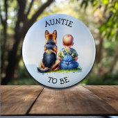 Tante | Babydusche Button