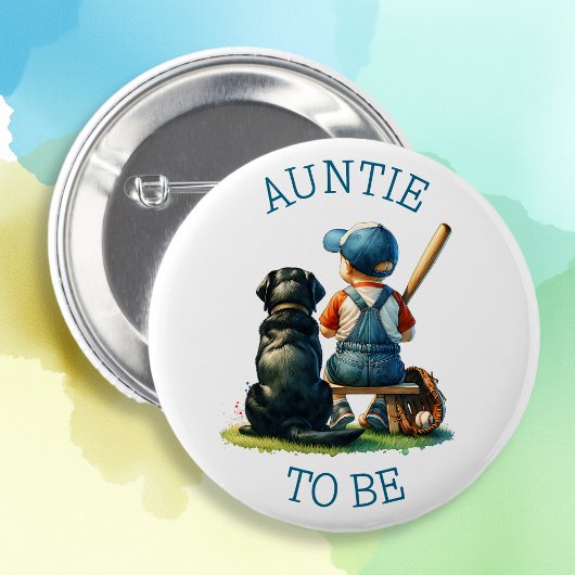 Tante | Babydusche Button