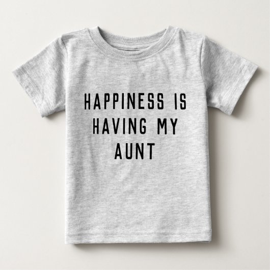 Tante Babykleidung passt zu Nephew Tante Tante Tan Baby T-shirt (Vorderseite)