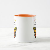 Tante benutzerdefinierte Textschmetterling Tasse (Zentrum)