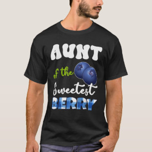 Tante Berry 1st Birthday Blueberry Thema Süße T-Shirt