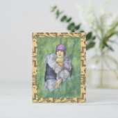 Tante-Bette-Coat Postkarte (Stehend Vorderseite)