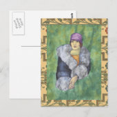 Tante-Bette-Coat Postkarte (Vorne/Hinten)