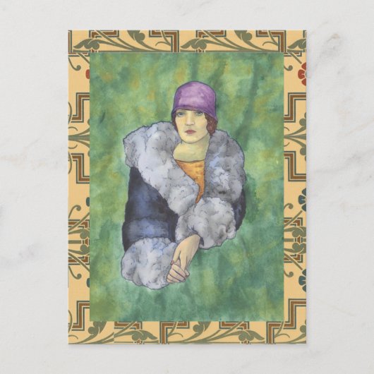 Tante-Bette-Coat Postkarte (Vorderseite)