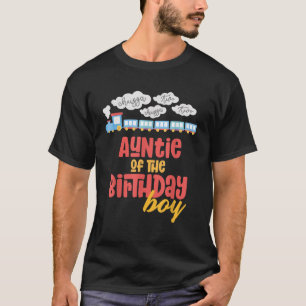 Tante Birthday Boy Bahn I m 2 Two Yr Old Chugga T-Shirt