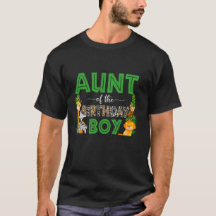 Tante Birthday Boy One Two Wild Family Party Deko T-Shirt