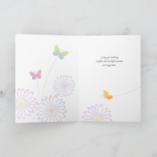 Tante Birthday Card Karte (Innenseite)