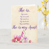 Tante Blume Geburtstagskarte Karte (Gelbe Blume)