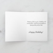 Tante Bouquet Liebe Kleinkind umarmt Rose Karte (Innenseite)