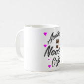Tante braucht Kaffee Tasse Geschenk (Vorderseite Links)