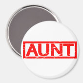 Tante-Briefmarke Magnet (Vorderseite/Rückseite)