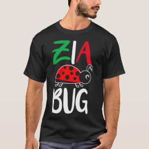 Tante Bug italienische lustige Marienkäfer  T-Shirt