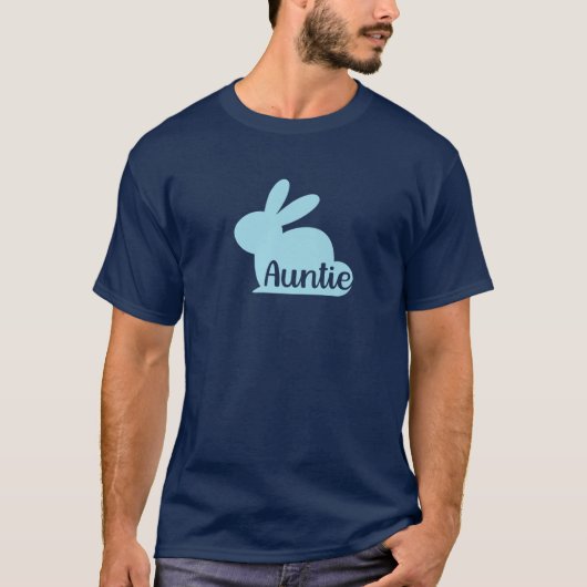 Tante Bunny, Niedlich Tante Ostern T-Shirt (Vorderseite)