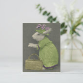 Tante Bunny Postcard Postkarte (Stehend Vorderseite)