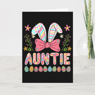 Tante Bunte Ostereier Hase Fliege Familie L Karte