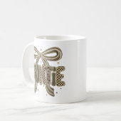 Tante Camo-Geschenk von Schwester Neue Babynamen-A Kaffeetasse (Vorderseite Links)